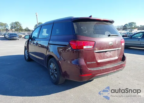 2016 Kia Sedona Lx из США, поврежденный, VIN KNDMB5C11G6092210